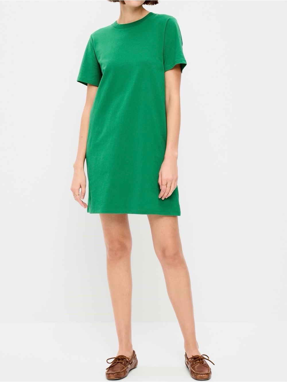 Old Navy Women Vintage Crew-Neck Mini T-
Shirt Dress (Size: M)